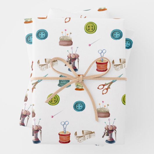 ヴィンテージ裁縫付属品 ラッピングペーパーシート (インサイチュ)