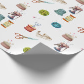 ヴィンテージ裁縫付属品 ラッピングペーパー (角)