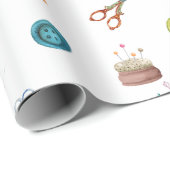 ヴィンテージ裁縫付属品 ラッピングペーパー (ロールコーナー)