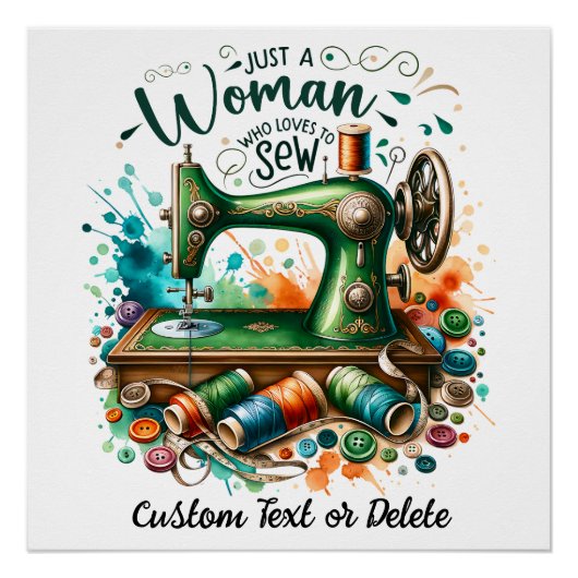 ヴィンテージ裁縫機シーメストポスター ポスター (正面)