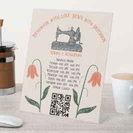 ヴィンテージ裁縫機械のシームレス 台座サイン