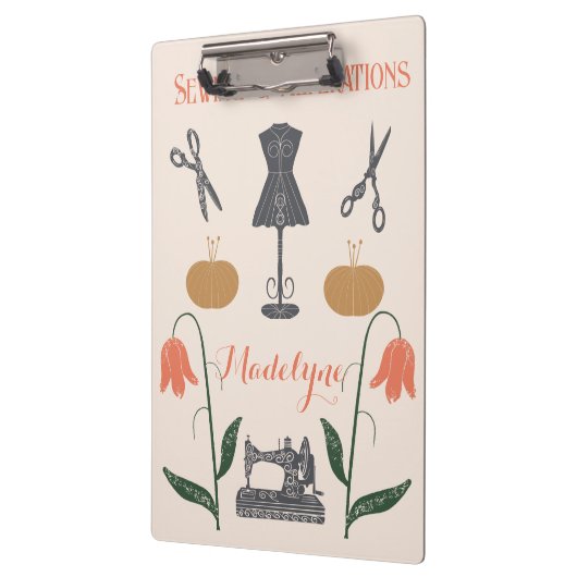 ヴィンテージ裁縫機械シーストレス調整器 クリップボード (左)