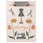 ヴィンテージ裁縫機械シーストレス調整器 クリップボード (正面)