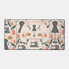 ヴィンテージ裁縫機械シーストレス調整器 デスクマット