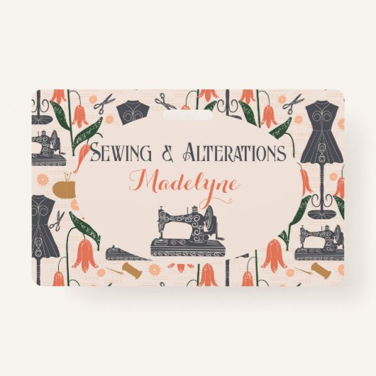 ヴィンテージ裁縫機械シーストレス調整器 バッジ (正面)