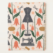 ヴィンテージ裁縫機械シーストレス調整器 プランナー手帳 (裏面)