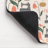 ヴィンテージ裁縫機械シーストレス調整器 マウスパッド (コーナー)