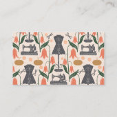 ヴィンテージ裁縫機械シーストレス調整器 予約カード (裏面)