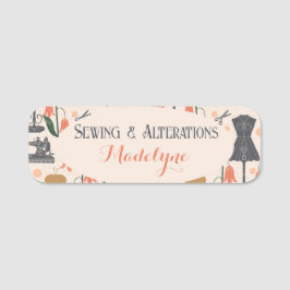 ヴィンテージ裁縫機械シーストレス調整器 名札