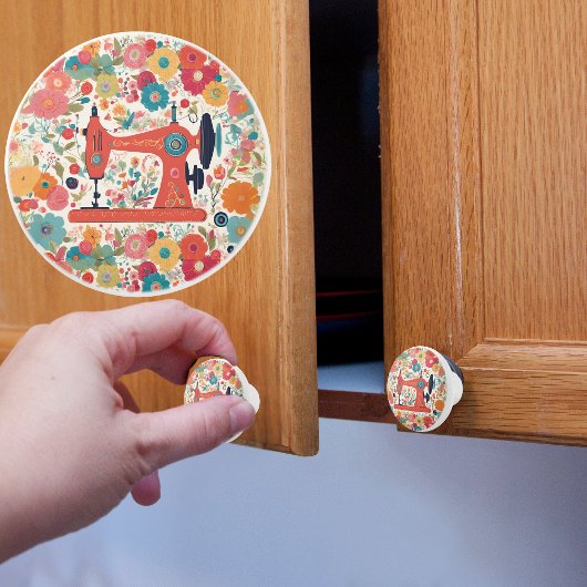 ヴィンテージ裁縫機械セラミックノブ セラミックノブ