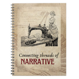 ヴィンテージ裁縫機械語ノート ノートブック