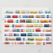 ヴィンテージ裁縫機綿リールハッピーバースデー カード (裏面)