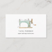 ヴィンテージ裁縫機調整 名刺 (正面)