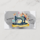 ヴィンテージ裁縫機針キルターカード 名刺 (正面)