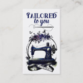 ヴィンテージ裁縫機針キルターカード 名刺 (正面)