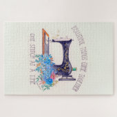 ヴィンテージ裁縫機 ジグソーパズル (横)