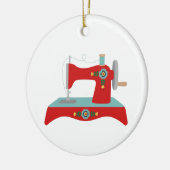 ヴィンテージ裁縫機 セラミックオーナメント (左)