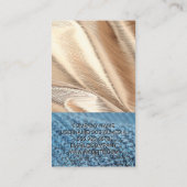 ヴィンテージ裁縫機 | ファブリック 名刺 (裏面)