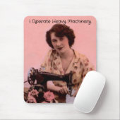 ヴィンテージ裁縫機 マウスパッド (マウス)