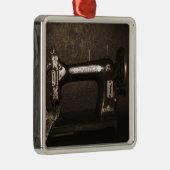 ヴィンテージ裁縫機 メタルオーナメント (右)