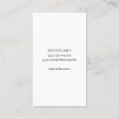 ヴィンテージ裁縫機 | レザーテクスチ縁どャ 名刺 (裏面)