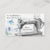 ヴィンテージ裁縫機 名刺 (裏面)