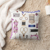 ヴィンテージ裁縫&シーメストレスデコール クッション (ブランケット)