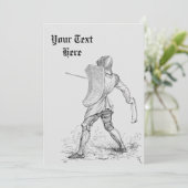 ヴィンテージ装甲騎士中世の戦士カスタム 招待状 (スタンド正面)