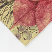 ヴィンテージ装飾クリスマスフリースブランケット フリースブランケット (角)