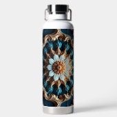 ヴィンテージ装飾デザイン ウォーターボトル (背面)