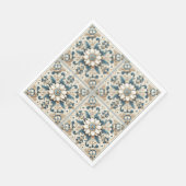 ヴィンテージ装飾デザイン スタンダードランチョンナプキン (角)