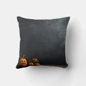 ヴィンテージ装飾ハロウィーンカボチャ怖いこうもり クッション (裏面)