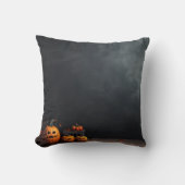 ヴィンテージ装飾ハロウィーンカボチャ怖いこうもり クッション (正面)
