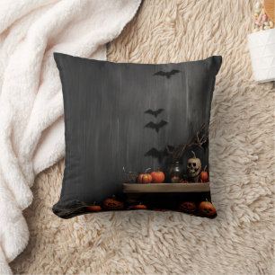 ヴィンテージ装飾ハロウィーンカボチャ怖いこうもり クッション