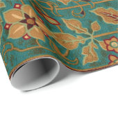 ヴィンテージ装飾フローラ敷物パターン ラッピングペーパー (ロールコーナー)