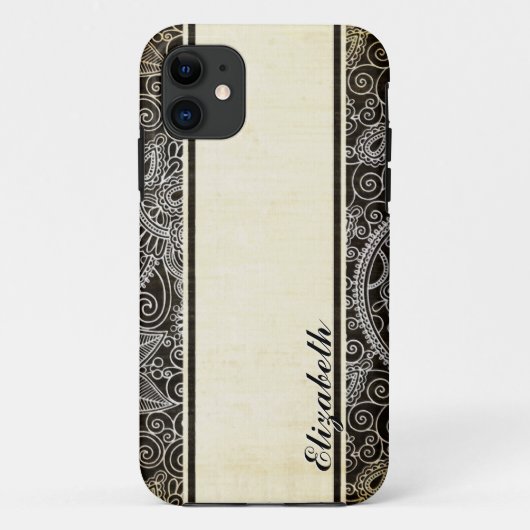 ヴィンテージ装飾フローラ Case-Mate iPhoneケース (裏面)