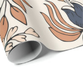 ヴィンテージ装飾ペイズリーシームレスパターン小  ラッピングペーパー (ロールコーナー)