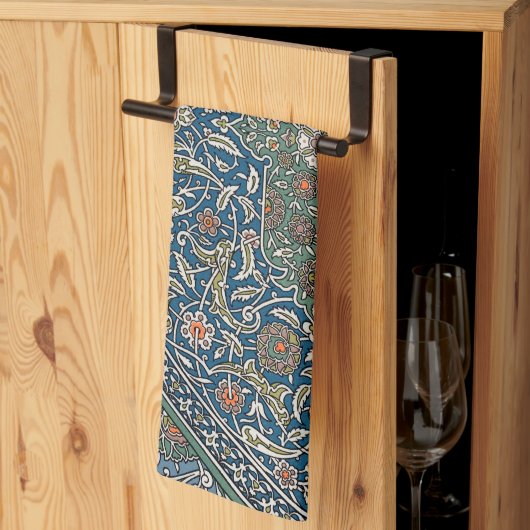 ヴィンテージ装飾唐草模様 キッチンタオル (三つ折り)