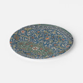 ヴィンテージ装飾唐草模様 ペーパープレート (アングル)