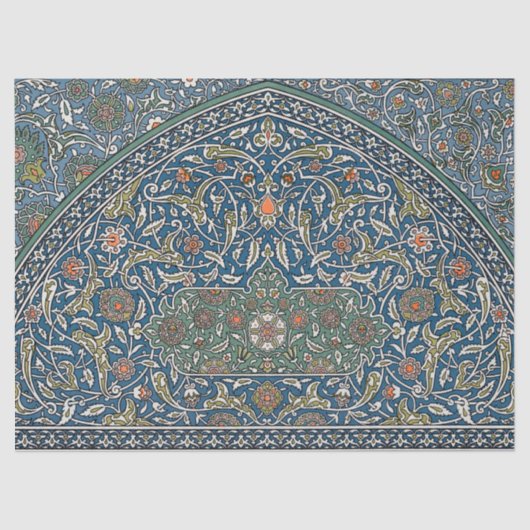 ヴィンテージ装飾唐草模様 薄葉紙 (正面)