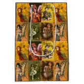 ヴィンテージ装飾姿抱き枕 ミディアムペーパーバッグ (裏面)