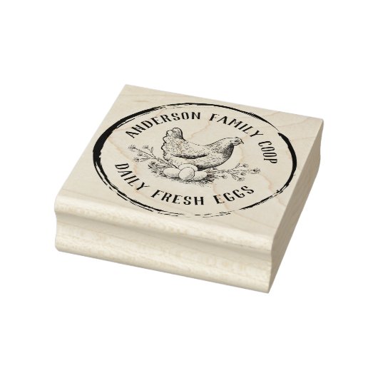 ヴィンテージ装飾手引き鶏卵カートン ラバースタンプ (スタンプ)