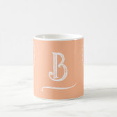 ヴィンテージ装飾文字マグ コーヒーマグカップ (中央)