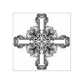 ヴィンテージ装飾用クロス・アート・スタンプ ラバースタンプ (インプリント)