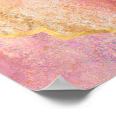 ヴィンテージ装飾的なモロッコのシームレスなパターン ポスター (角)