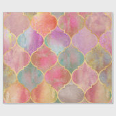 ヴィンテージ装飾的なモロッコのシームレスなパターン ラッピングペーパー (フラット)