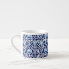 ヴィンテージ装飾美術19世紀フローラデザイン エスプレッソカップ