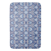 ヴィンテージ装飾美術19世紀フローラデザイン バスマット (正面縦)