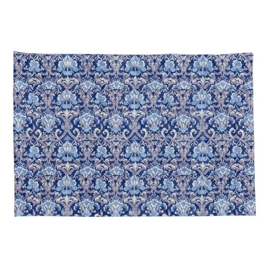 ヴィンテージ装飾美術19世紀フローラデザイン 枕カバー (裏面-右)