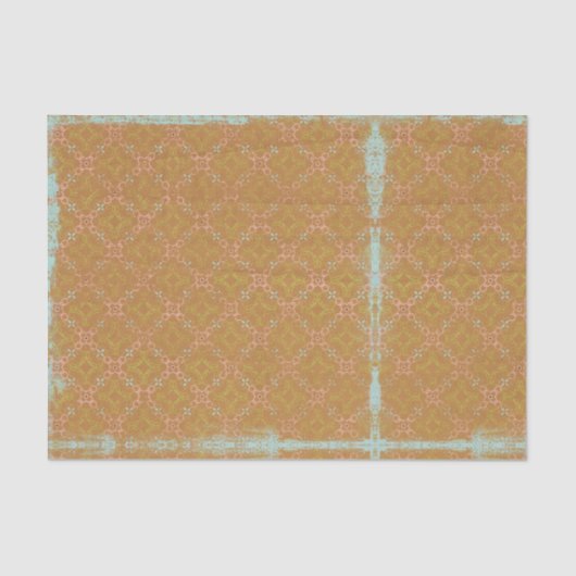 ヴィンテージ装飾花の柄のデコパージュ 薄葉紙 (正面)